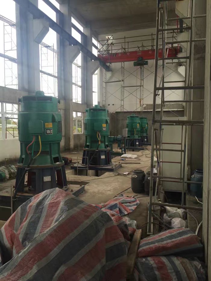 泰州900ZLB-160軸流泵安裝現(xiàn)場